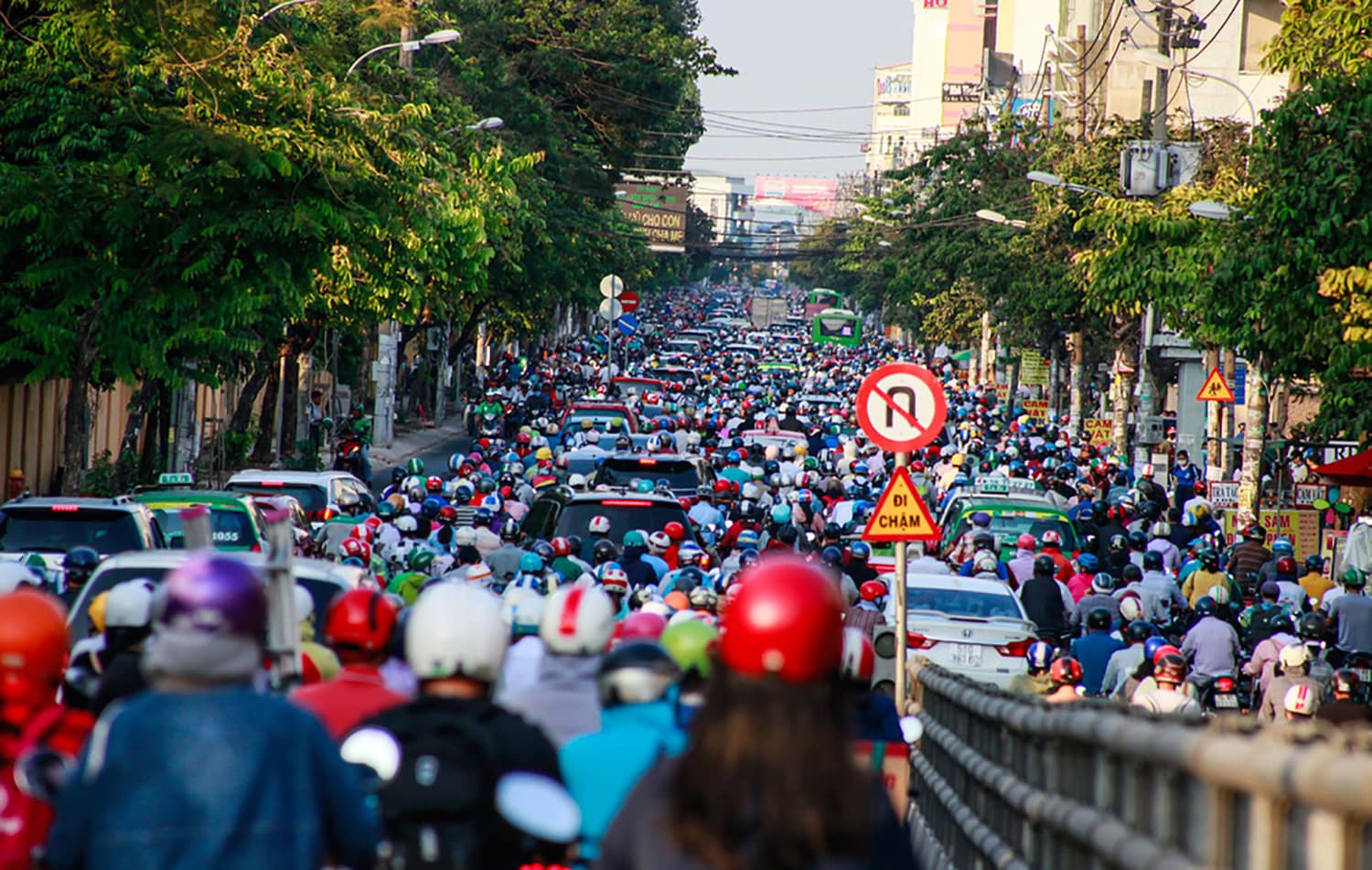Driving Motorbike in Vietnam - Crazy Traffic